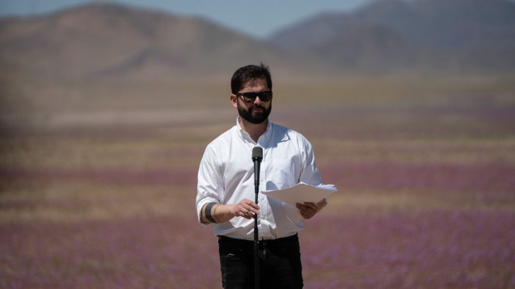 Boric anunció creación de un «Parque Nacional Desierto Florido»